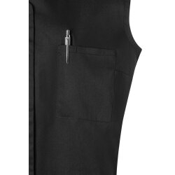 KARLOWSKY Damen Kasack ESSENTIAL Ärmellos V-Neck Schwarz