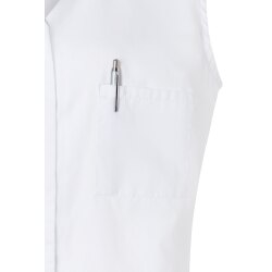 KARLOWSKY Damen Kasack ESSENTIAL Ärmellos V-Neck Modern-Fit Weiß