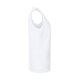KARLOWSKY Damen Kasack ESSENTIAL Ärmellos V-Neck Modern-Fit Weiß