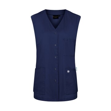KARLOWSKY Damen Kasack ESSENTIAL Ärmellos V-Neck Marine