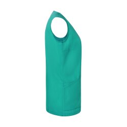 KARLOWSKY Damen Kasack ESSENTIAL Ärmellos V-Neck Smaragdgrün