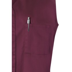 KARLOWSKY Damen Kasack ESSENTIAL Ärmellos V-Neck Aubergine