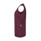 KARLOWSKY Damen Kasack ESSENTIAL Ärmellos V-Neck Aubergine