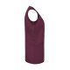 KARLOWSKY Damen Kasack ESSENTIAL Ärmellos V-Neck Aubergine