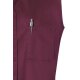 KARLOWSKY Damen Kasack ESSENTIAL Ärmellos V-Neck Aubergine