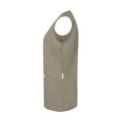 KARLOWSKY Damen Kasack ESSENTIAL Ärmellos V-Neck Salbei