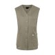 KARLOWSKY Damen Kasack ESSENTIAL Ärmellos V-Neck Salbei