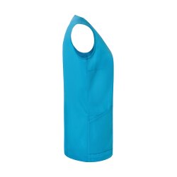 KARLOWSKY Damen Kasack ESSENTIAL Ärmellos V-Neck Pazifikblau