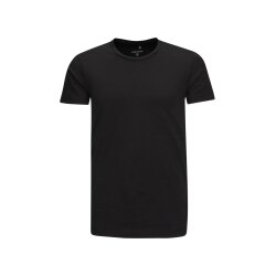Seidensticker Herren T-Shirt Kurzarm Rundhals Jersey Schwarz