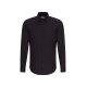Seidensticker BUSINESS Hemd 72er Langarm Kent Slim-Fit Schwarz