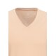 Seidensticker Herren T-Shirt Kurzarm V-Neck Slim Jersey Nude