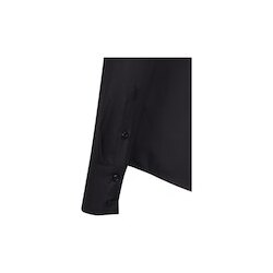 Seidensticker KELCHKRAGENBLUSE Damen Langarm Slim-Fit Schwarz