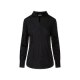 Seidensticker KELCHKRAGENBLUSE Damen Langarm Slim-Fit Schwarz