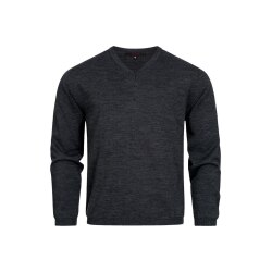 Greiff STRICK Herren Pullover Langarm V-Neck Regular-Fit...