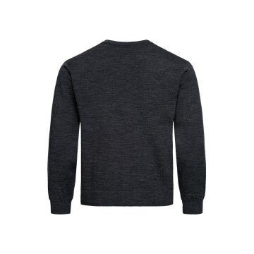 Greiff STRICK Herren Strickjacke Langarm V-Neck Regular Dunkelgrau