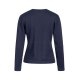 Greiff STRICK Damen Strickpullover Langarm V-Neck Dunkelblau