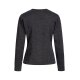 Greiff STRICK Damen Strickjacke V-Neck Reißverschluss Dunkelgrau
