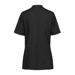 Greiff CARE Damen Kasack Kurzarm Regular-Fit TENCEL Schwarz
