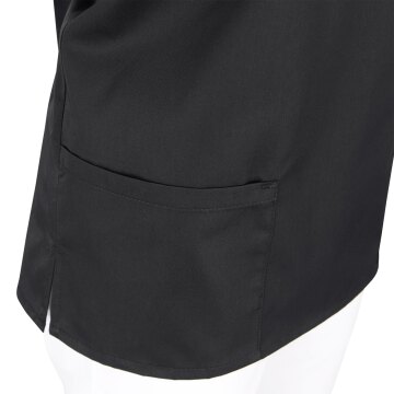 beb Basic Kasack Unisex Kurzarm Schwarz