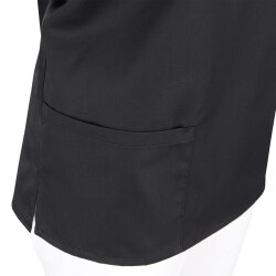 beb Basic Kasack Unisex Kurzarm Schwarz