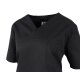 beb Basic Kasack Unisex Kurzarm Schwarz