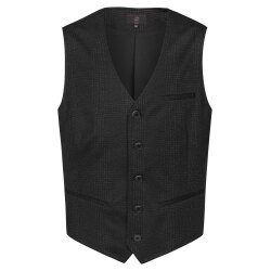 Greiff CASUAL Herren Weste V-Neck Regular Glencheck...