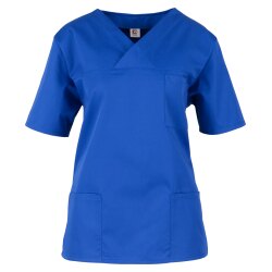 beb MEDIZIN/PFLEGE Damen KASACK Kurz V-Neck Baumwollmix...