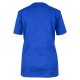 beb MEDIZIN/PFLEGE Damen KASACK Kurz V-Neck Baumwollmix Kornblau