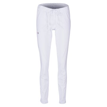 beb MEDIZIN/PFLEGE Unisex SCHLUPFHOSE Baumwollmix Stretch Weiß
