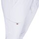 beb MEDIZIN/PFLEGE Unisex SCHLUPFHOSE Baumwollmix Stretch Weiß