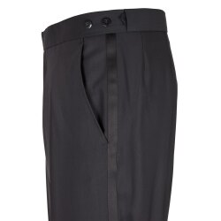 Wilvorst CLASSICs Herren Smokinghose Classic Fit Schwarz