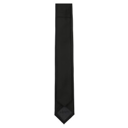 VENTI Herren Business-Krawatte 5cm gewebt Schwarz