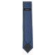 VENTI Herren Business-Krawatte 6cm Polyester/Seidenmix gewebt Blau