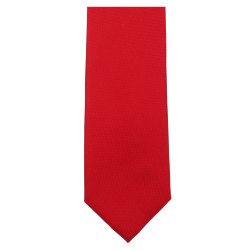 VENTI Herren Business-Krawatte 6cm Polyester/Seidenmix gewebt Rot
