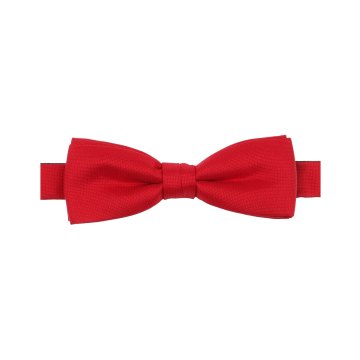 VENTI Herren Fliege 12x5cm Polyester/Seidenmix gewebt Rot