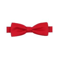 VENTI Herren Fliege 12x5cm Polyester/Seidenmix gewebt Rot