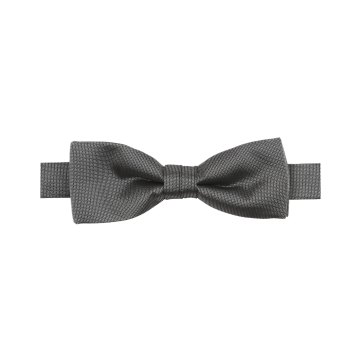 VENTI Herren Fliege 12x5cm Polyester/Seidenmix gewebt Anthrazit