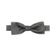 VENTI Herren Fliege 12x5cm Polyester/Seidenmix gewebt Anthrazit