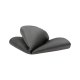 VENTI Herren Einstecktuch 25x25cm Polyester/Seidenmix gewebt Anthrazit