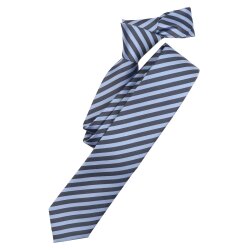 VENTI Herren Business-Krawatte 6cm Seide gewebt Hellblau...