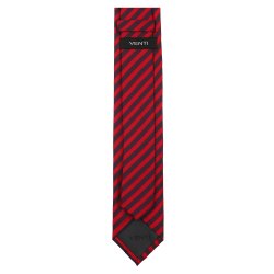 VENTI Herren Business-Krawatte 6cm Seide gewebt Rot...