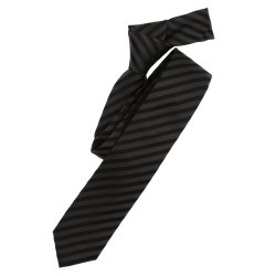 VENTI Herren Business-Krawatte 6cm Seide gewebt Schwarz...