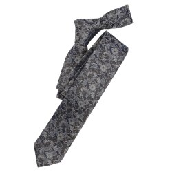 VENTI Herren Krawatte 6cm Seide gewebt Beige geblümt