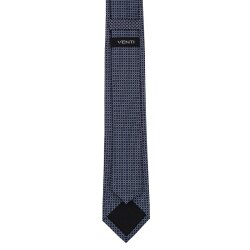 VENTI Herren Business-Krawatte 6cm Seide gewebt Blau...