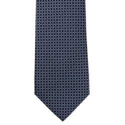 VENTI Herren Business-Krawatte 6cm Seide gewebt Blau...