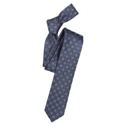 VENTI Herren Business-Krawatte 6cm Seide gewebt Blau...