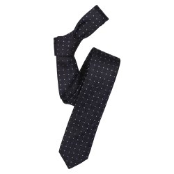 VENTI Herren Business-Krawatte 6cm Seide gewebt Blau...