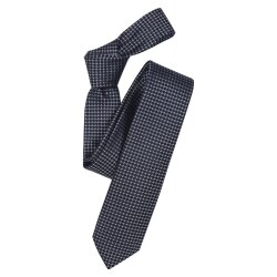 VENTI Herren Business-Krawatte 6cm Seide gewebt Blau...