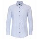 VENTI Herren Businesshemd Langarm Kent Modern-Fit Twill Hellblau 40