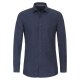 VENTI Herren Businesshemd Langarm Kent Body-Fit Marine 40